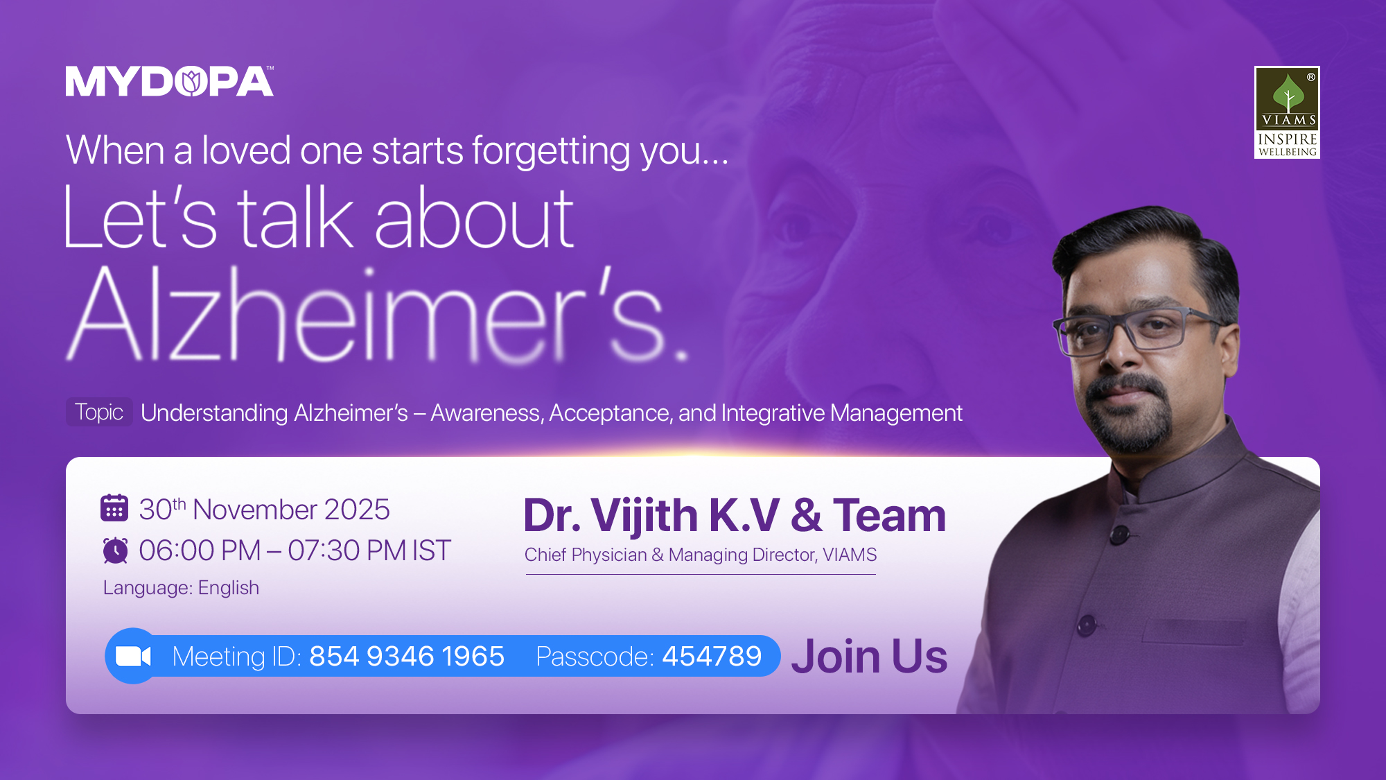 Understanding Alzheimer's - Awareness, Acceptance, and Integrative Management