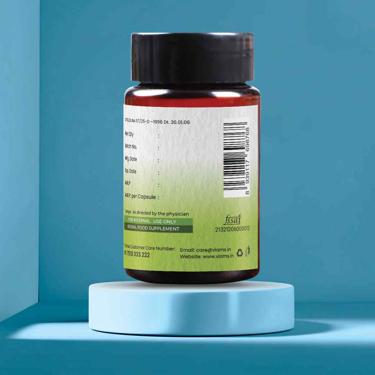 Aswagandha Capsules - VIAMS Healthcare Aswagandha Capsule